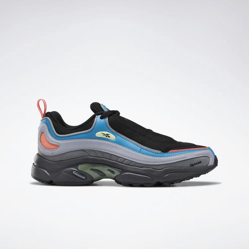 Reebok Daytona Dmx Tenisky Panske - Čierne/Modre/Siva RT9688DW